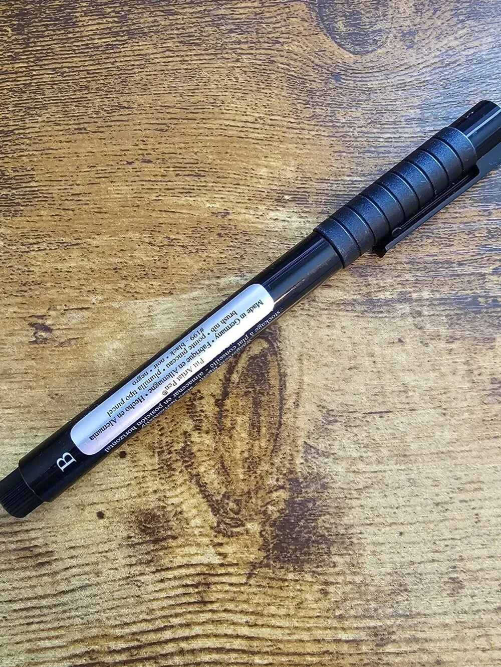 Faber-Castell Pitt Artist Pen with a brush tip in black India ink